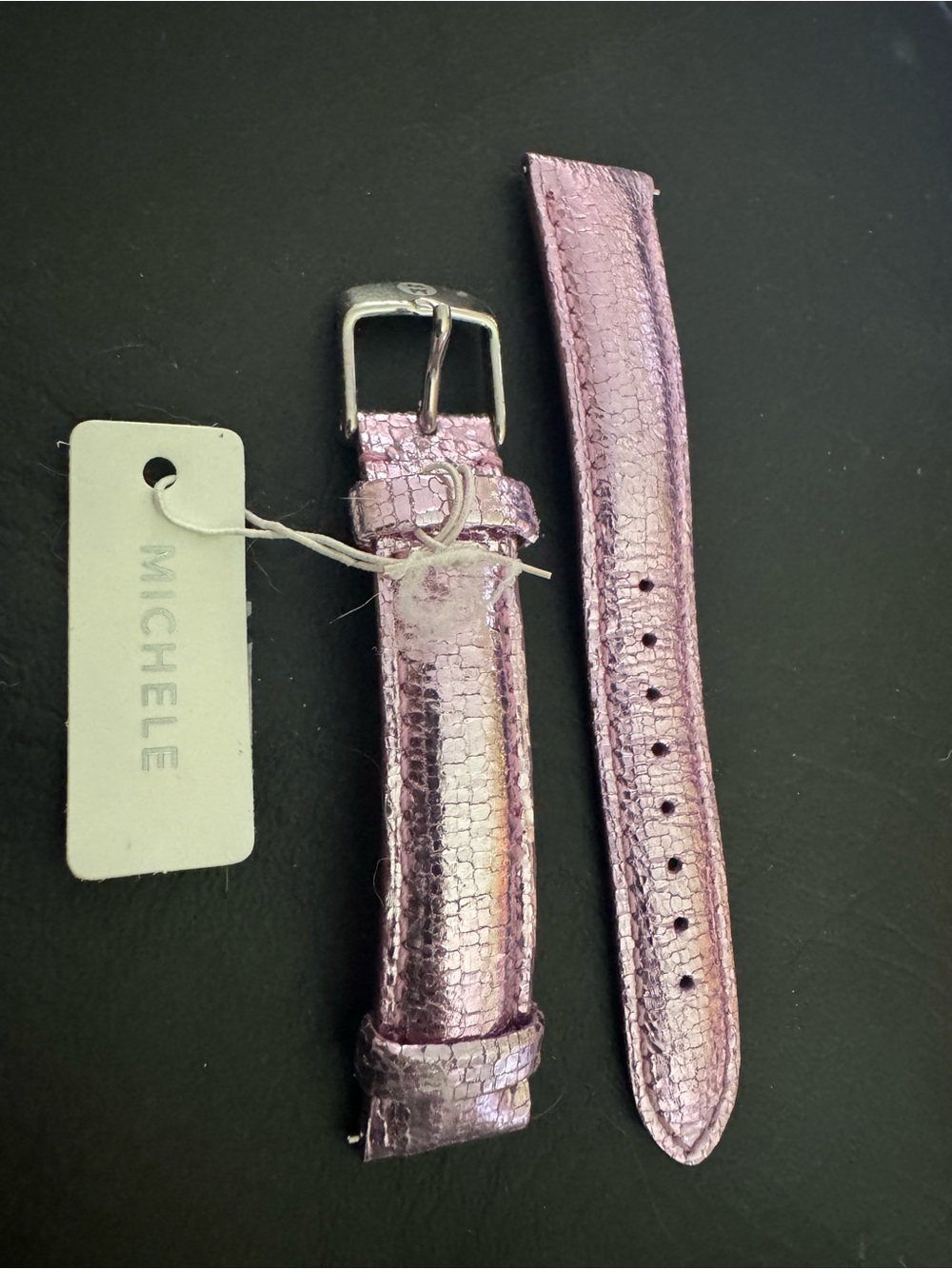 New Michele Metallic Leather 16mm band